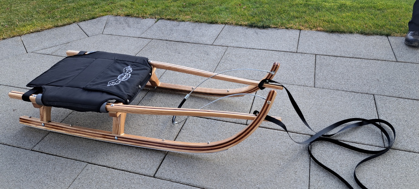 Rodelschlitten aus Esche